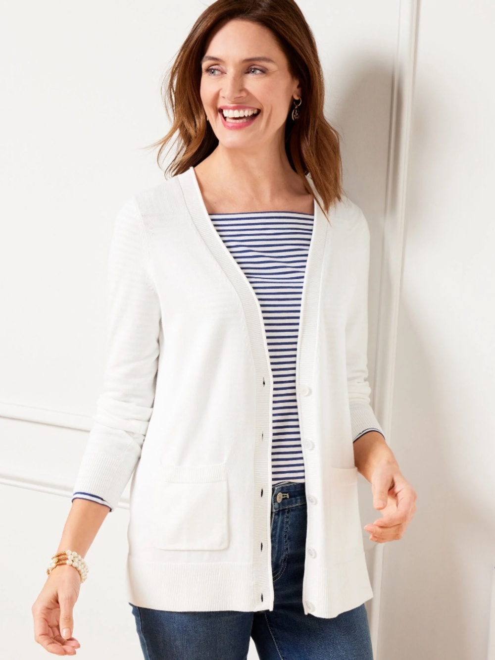 Talbots Patch Pocket Girlfriend Cardigan 3X EUC